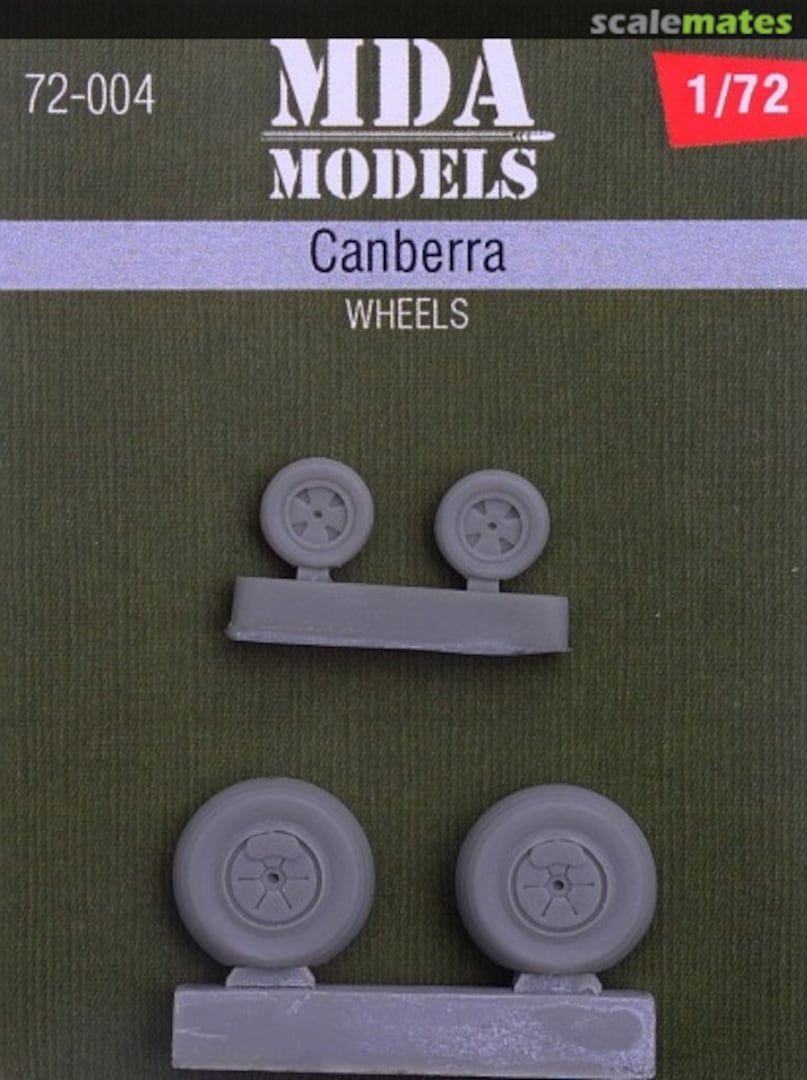 Boxart Canberra Wheels MDA72-004 MDA Models