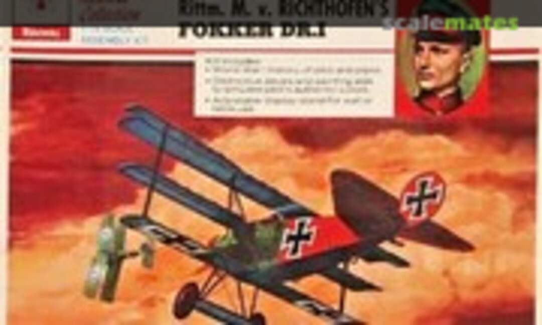 1:72 Rittm. M. v. Richtoffen's Fokker DR.I (Renwal 269)