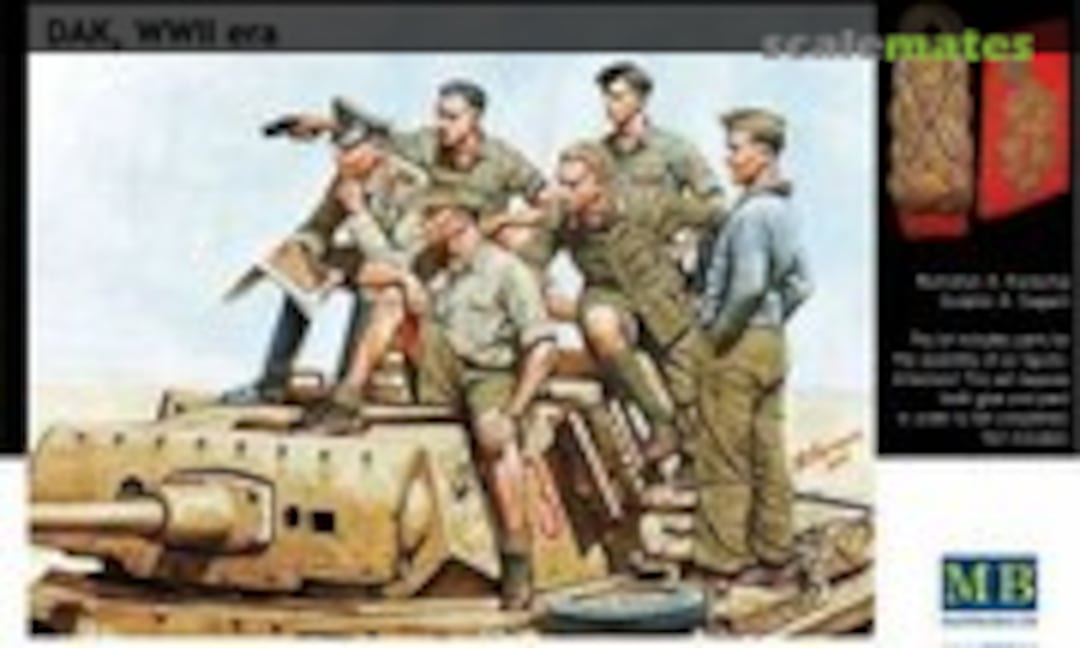 1:35 Rommel and German Tank Crew (Master Box MB3561)