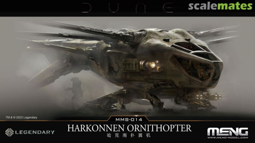 Boxart Harkonnen Ornithopter MMS-014 Meng Model