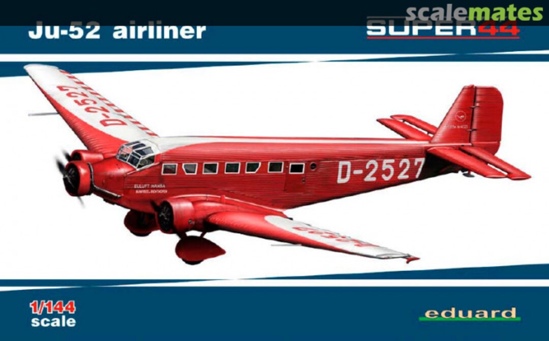 Boxart Ju 52 airliner 4423 Eduard