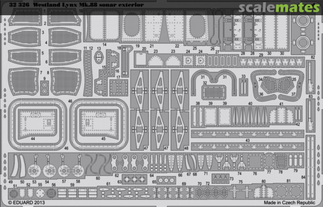 Boxart Lynx Mk.88 SONAR exterior 32326 Eduard