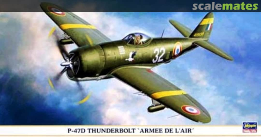 Boxart P-47D Thunderbolt 'Armée de L'air' 09564 Hasegawa