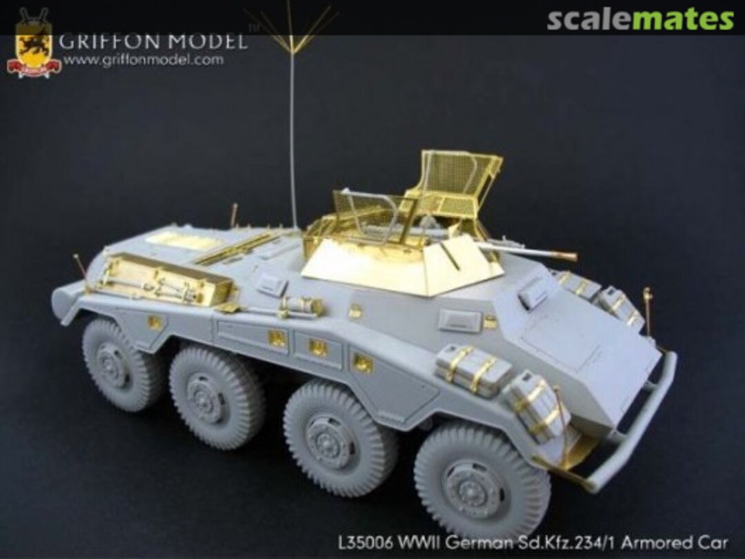 Boxart Sd.Kfz.234/1 Panzerspähwagen (2cm) ~Dragon 6298~ L35006 Griffon Model