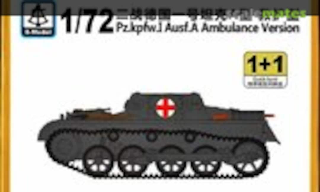 1:72 Pz.kpfw.I Ausf.A Ambulance Version (S-Model (China) PS720093)