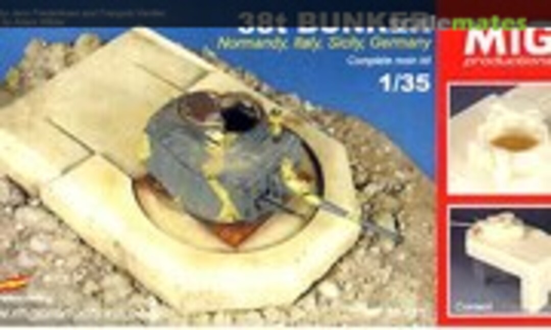 38t Bunker Normandy, Italy, Sicily, Germany (MIG Productions MP 35-261)