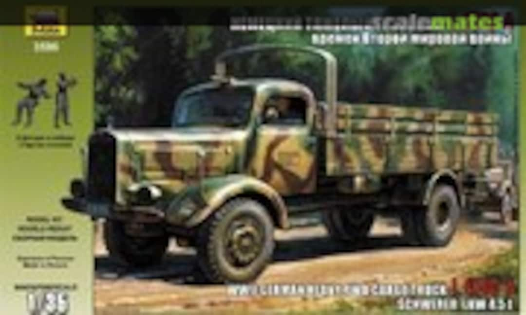 1:35 Cargo Truck L 4500 A (Zvezda 3596)