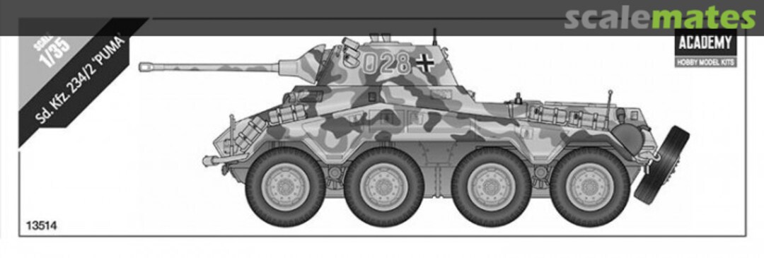 Boxart Sd.Kfz. 234/2 "Puma" 13514 Academy