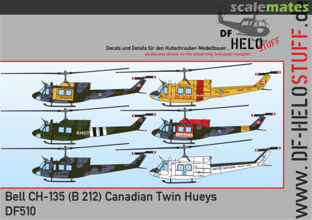 Boxart CH-135 Canadian Twin Hueys DF51072 DF HeloStuff