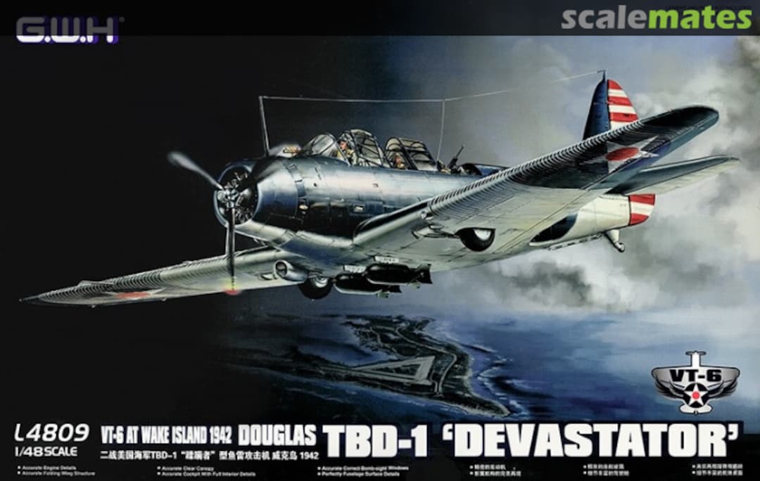 Boxart Douglas TBD-1 Devastator L4809 Great Wall Hobby