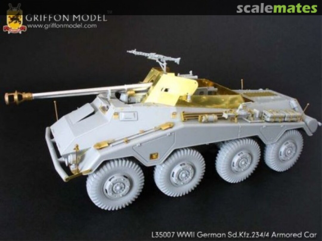 Boxart Sd.Kfz. 234/4 Panzerspähwagen ~Dragon 6221~ L35007 Griffon Model