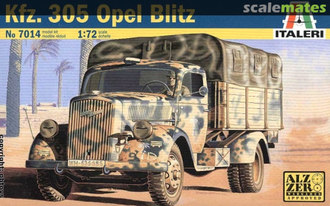 Boxart Kfz. 305 Opel Blitz 7014 Italeri