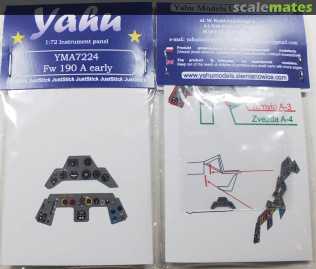 Boxart Fw 190A early YMA7224 Yahu Models