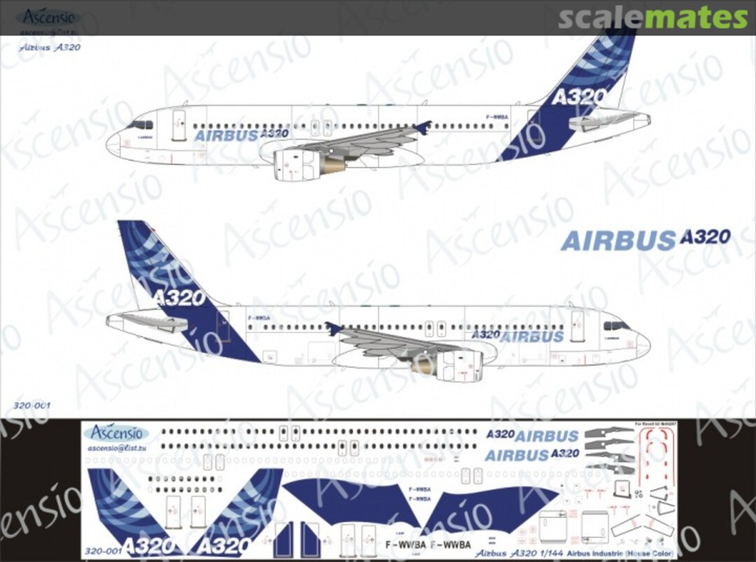 Boxart Airbus 320 Airbus Industrie 320-001 Ascensio