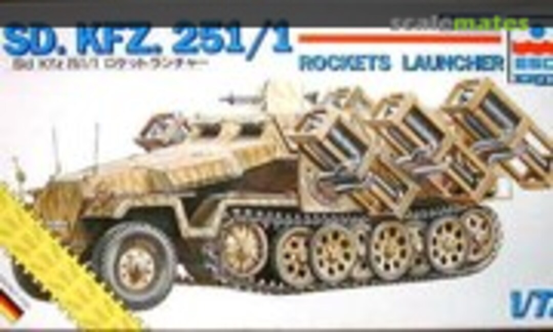 1:72 Sd. Kfz. 251/1 Rockets Launcher (Gunze Sangyo GE-344)