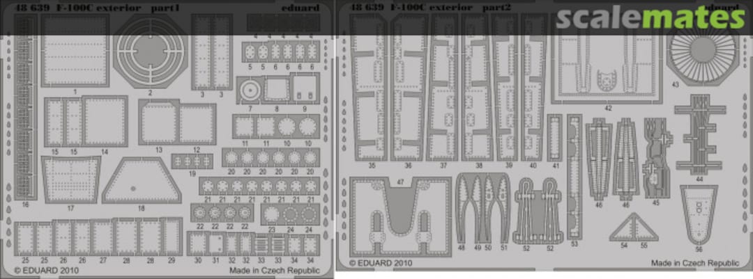 Boxart F-100C exterior 48639 Eduard