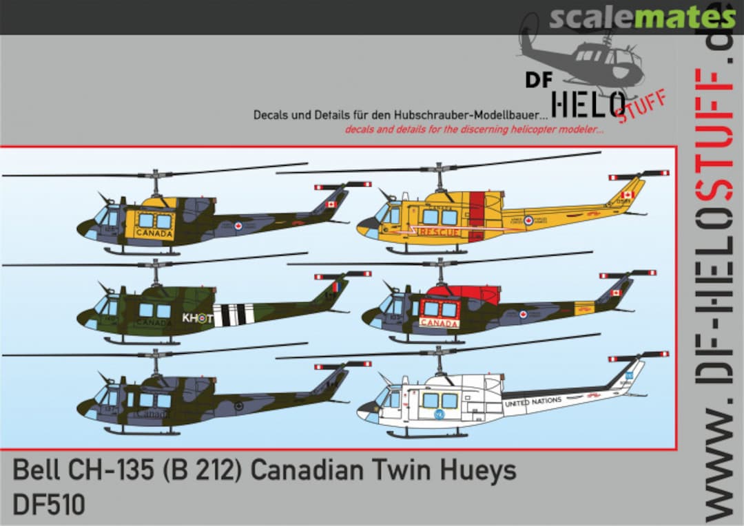 Boxart CH-135 Canadian Twin-Hueys DF51048 DF HeloStuff