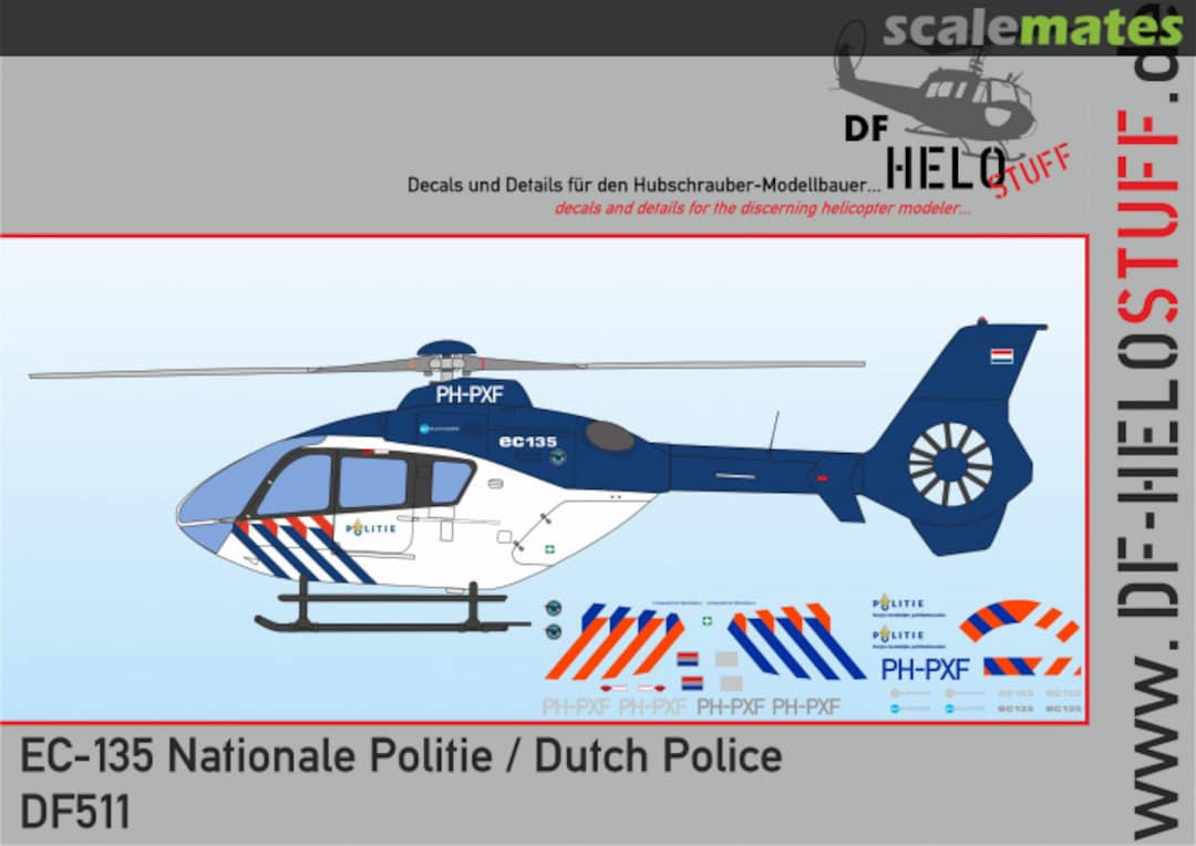 Boxart EC-135 Dutch Police DF51172 DF HeloStuff