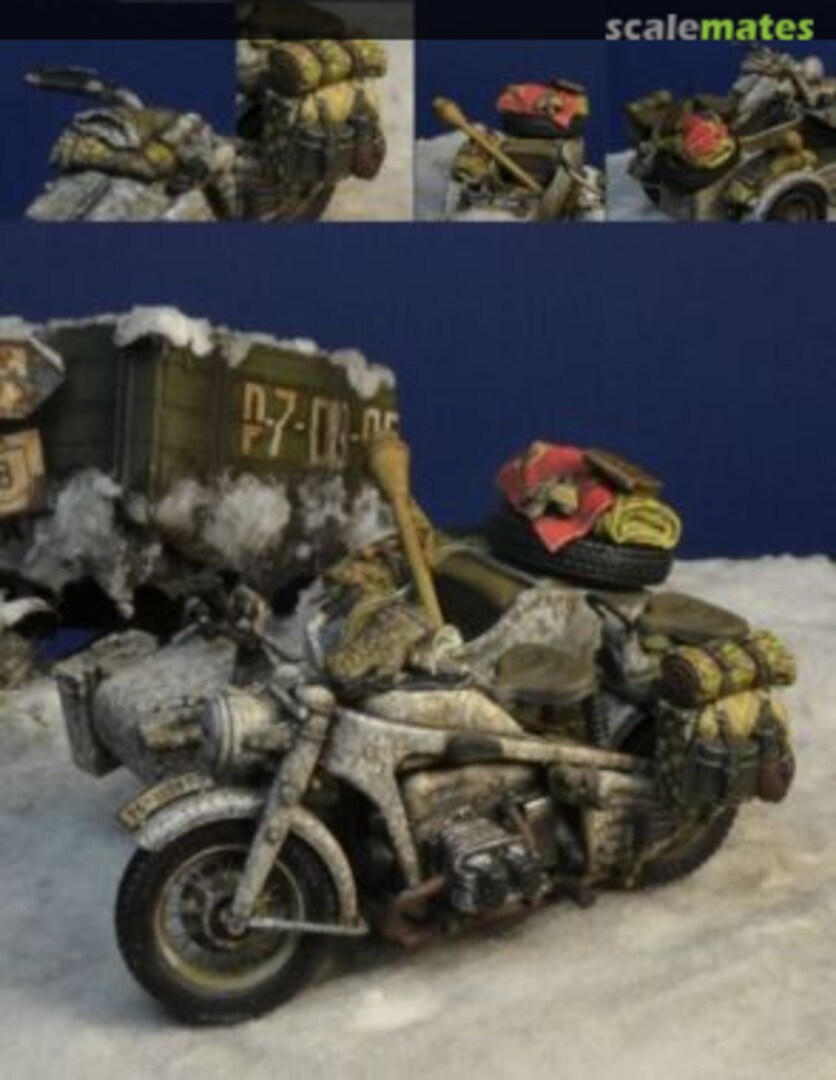 Boxart Zundapp KS 750 Winter Accessories 35188 D-Day Miniature Studio