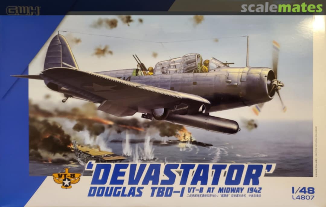 Boxart Douglas TBD-1 L4807 Great Wall Hobby