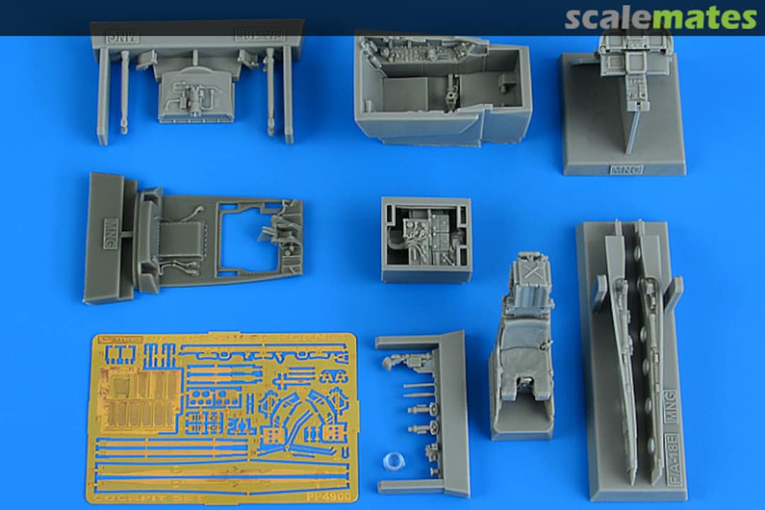 Boxart F/A-18E Super Hornet - Cockpit Set 4900 Aires