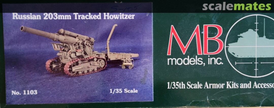 Boxart Russian 203mm Tracked Howitzer 1103 MB Models