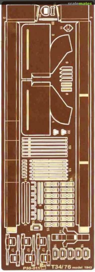 Boxart T-34/76 (1943) P35-011 Part