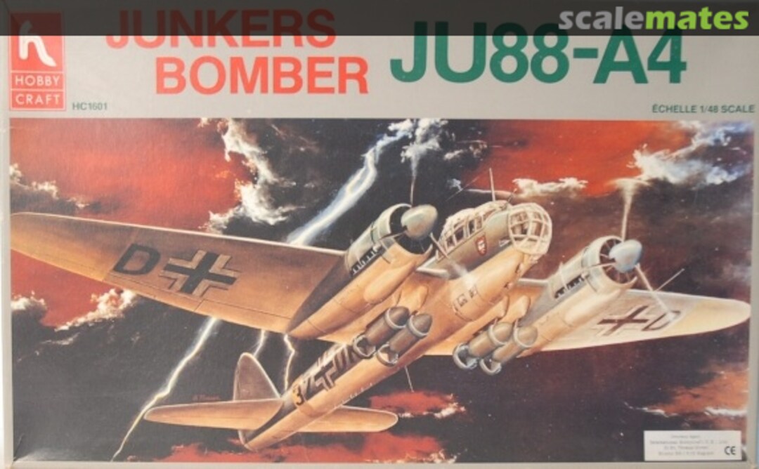 Boxart Ju88-A4 HC1601 Hobbycraft