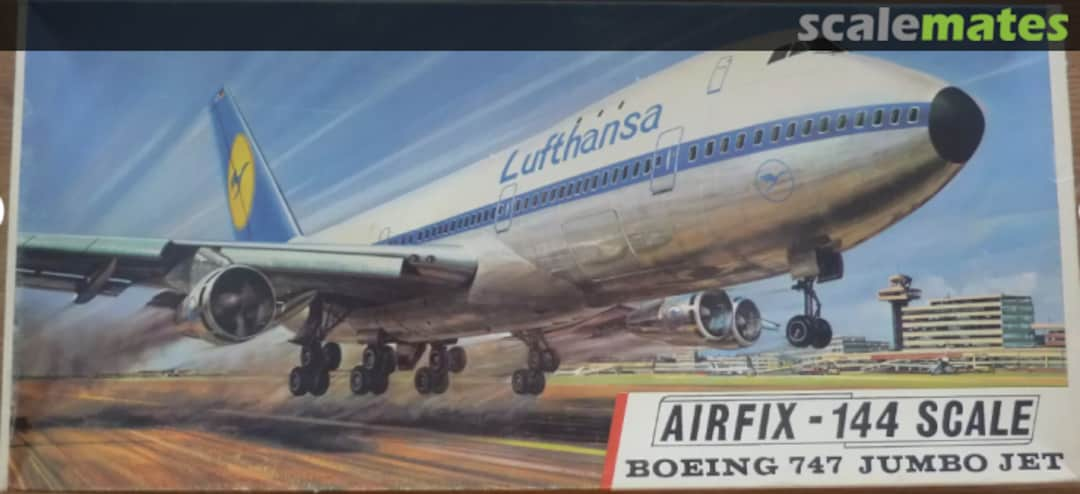 Boxart Boeing 747 SK812 Airfix