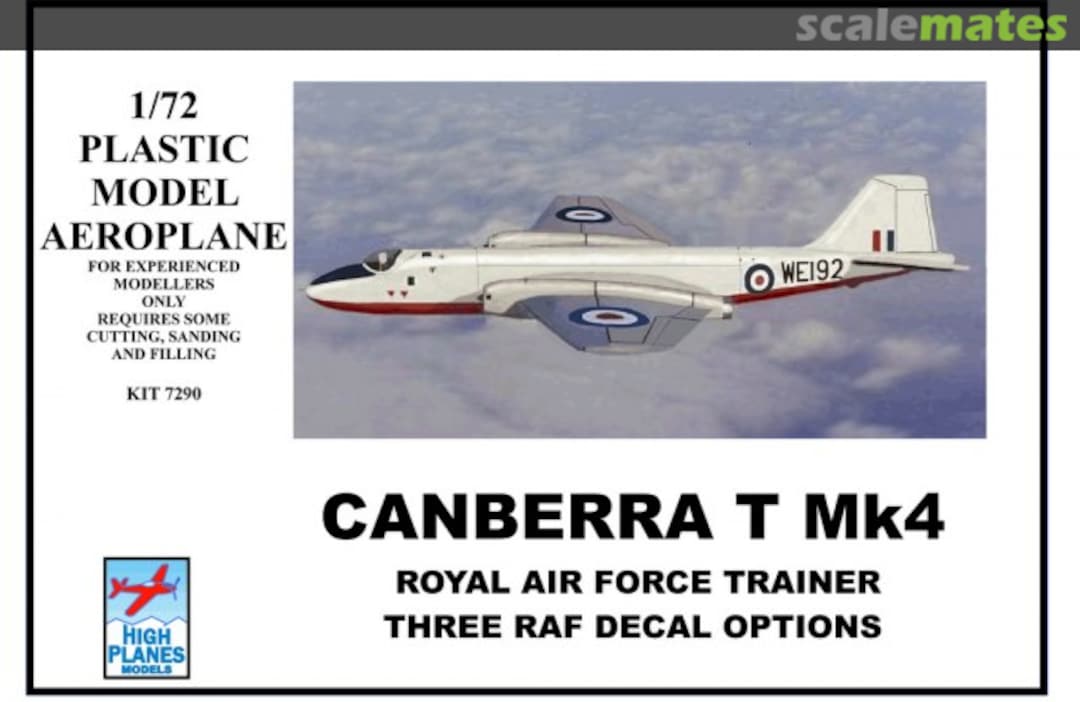 Boxart Canberra T Mk4 7290 High Planes Models