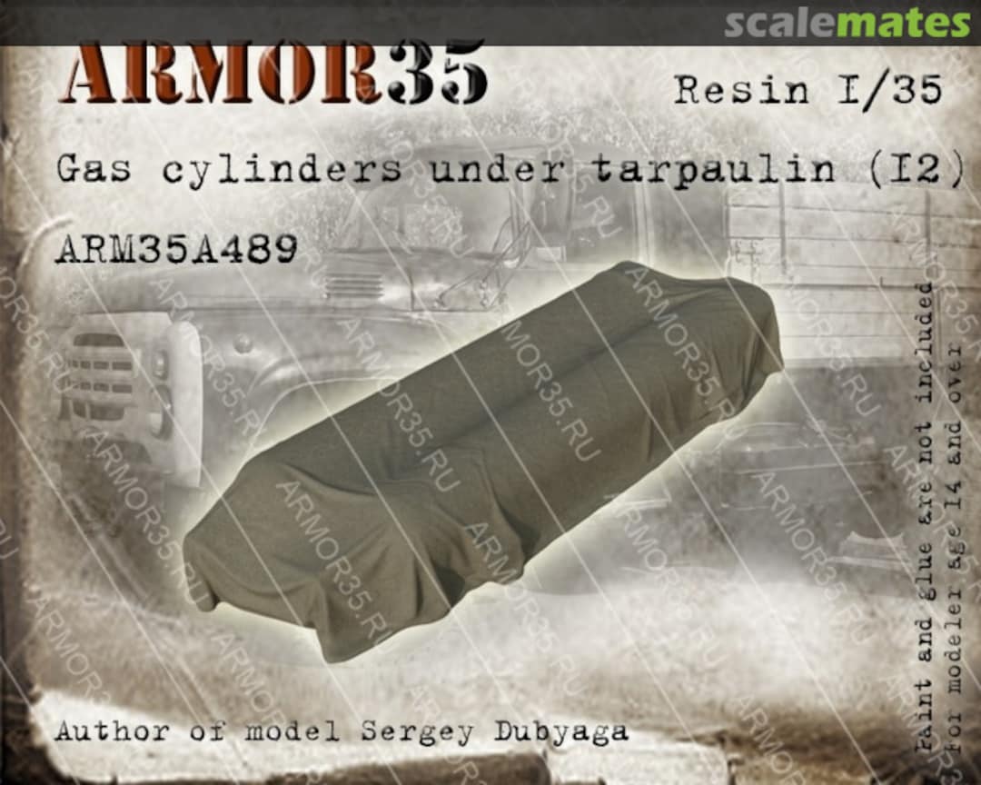 Boxart Gas cylinders under tarpaulins (3) ARM35A489 Armor35