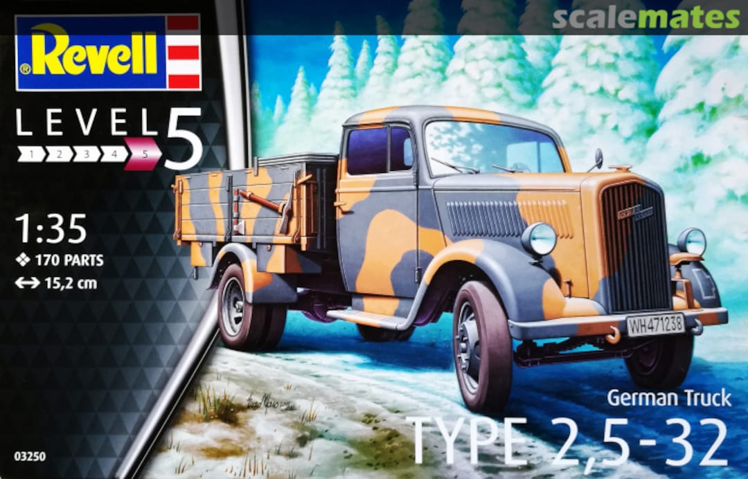 Boxart Truck Type 2,5-32 03250 Revell