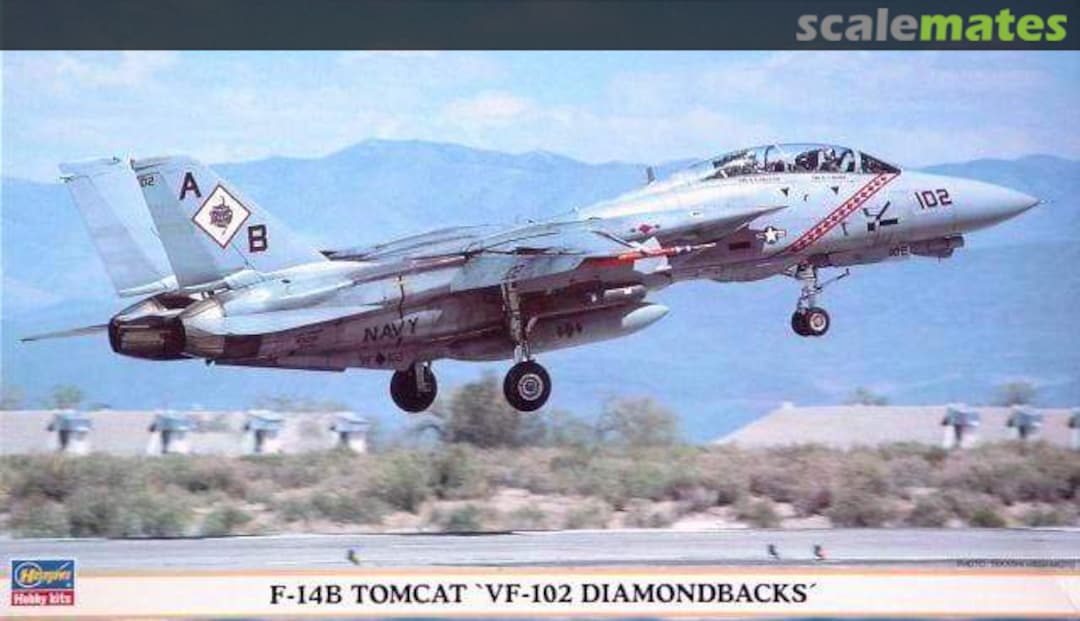 Boxart F-14B Tomcat `VF-102 Diamondbacks´ 00745 Hasegawa