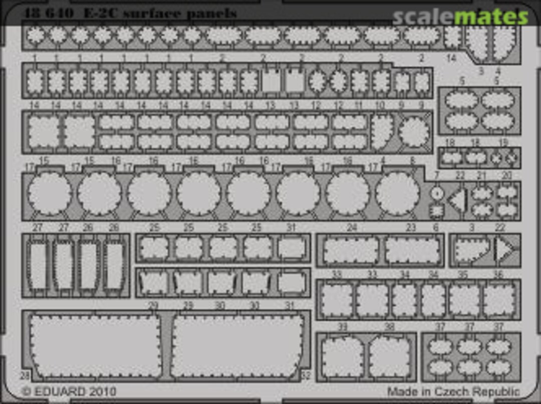 Boxart E-2C surface panels 48640 Eduard