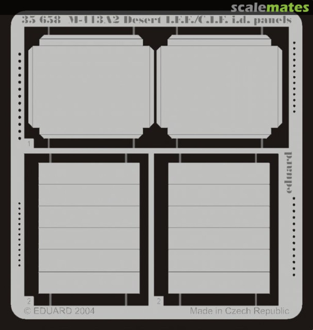 Boxart M-113A2 Desert I.F.F./C.I.F. i.d. panels 35658 Eduard