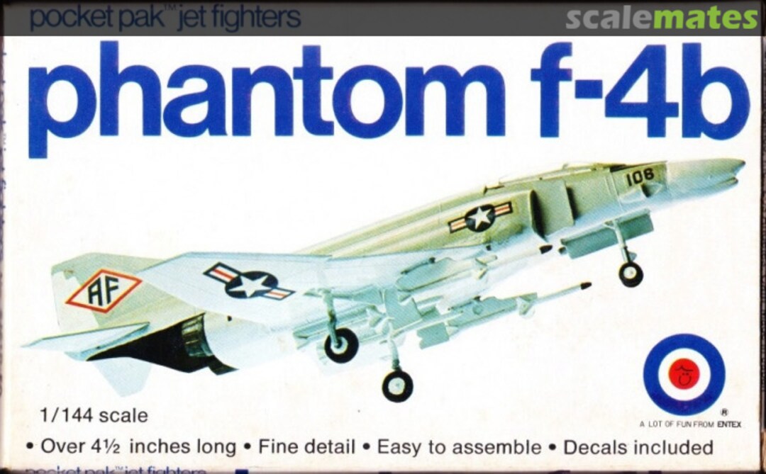 Boxart Phantom F-4B 8461P:59 Entex Industries