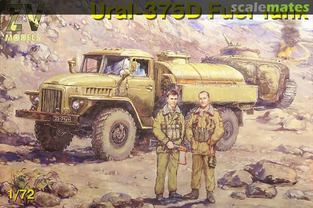 Boxart Ural-375D 72003 ZV Models