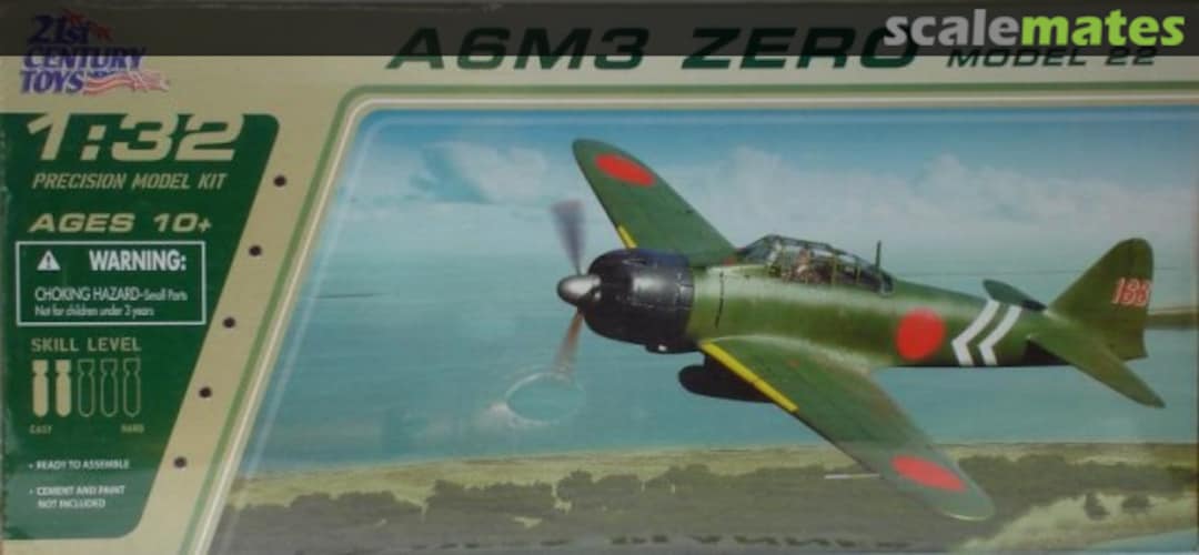 Boxart A6M3 Zero Model 22 22114 21st Century Toys