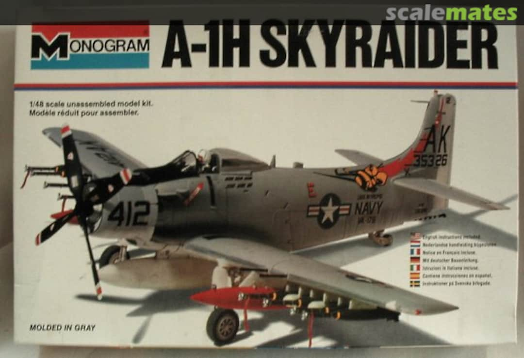 Boxart A-1H Skyraider 5419 Monogram