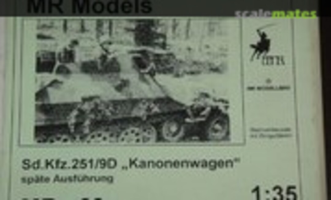 1:35 Sd.Kfz.251/9D Kanonenwagen half-track (MR Modellbau MR-60)