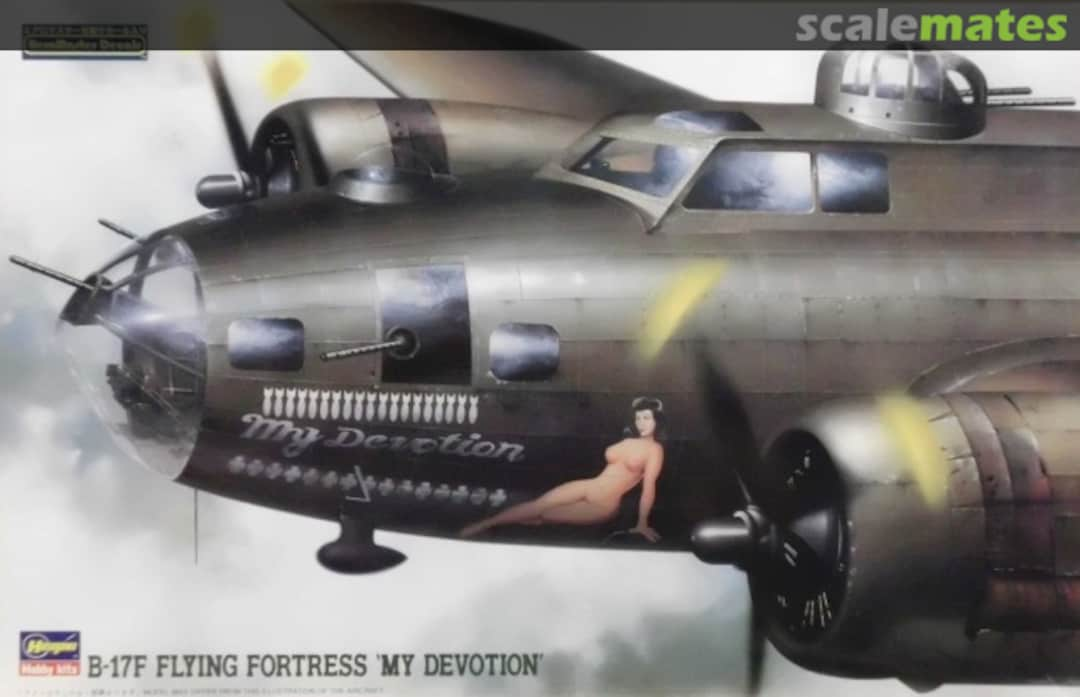 Boxart B-17F Flying Fortress 'My Devotion' 04069 Hasegawa