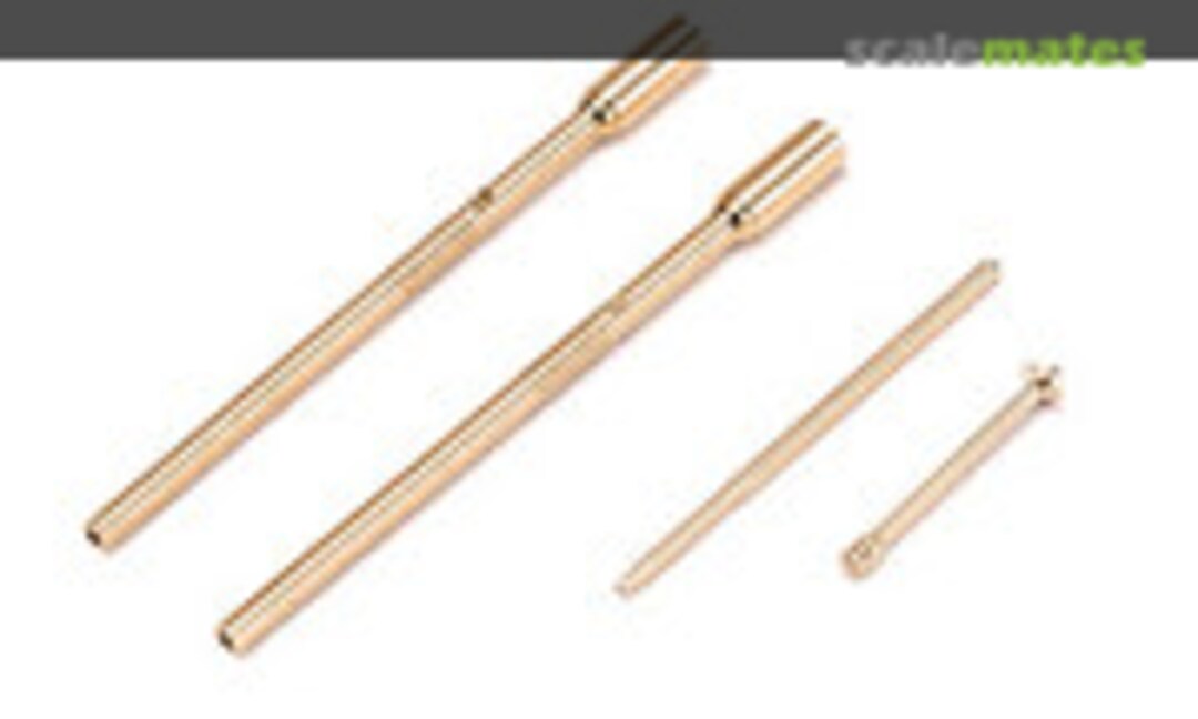 1:48 Turned Metal Machine Gun and Pitot Tube Set for Ta 152H-1 (Zoukei-Mura SWS48-02-M03)