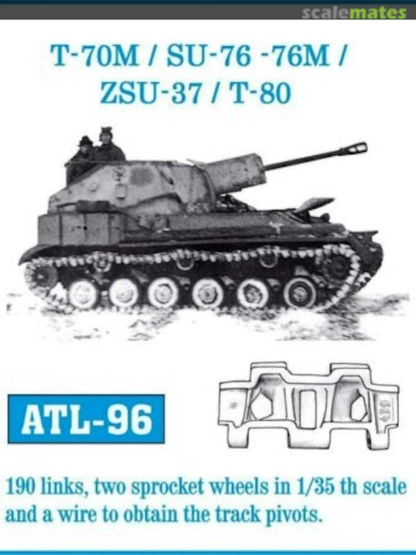 Boxart T-70M / SU-76 -76M / ZSU-37 / T-80 ATL-96 Friulmodel