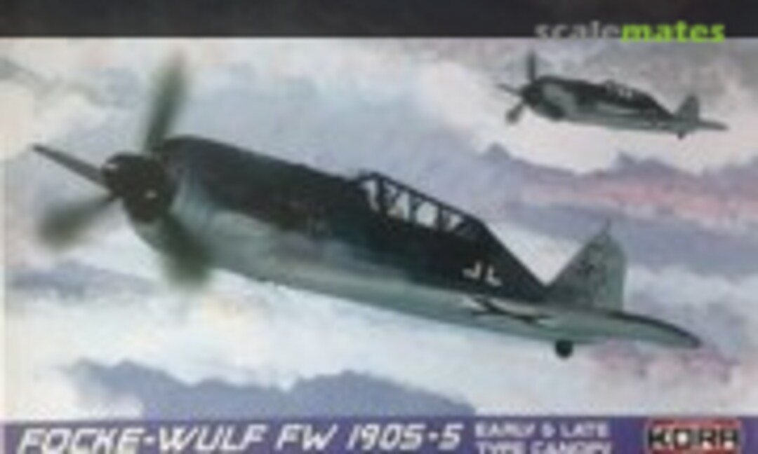 1:72 Focke-Wulf FW 190S-5 Early &amp; Late Type Canopy (Kora Models KPK7257)