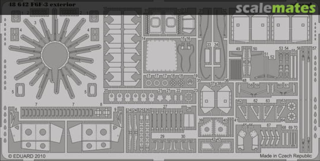 Boxart F6F-3 exterior 48642 Eduard