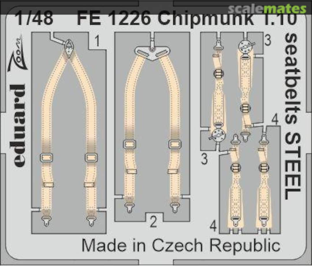 Boxart Chipmunk T.10 seatbelts FE1226 Eduard