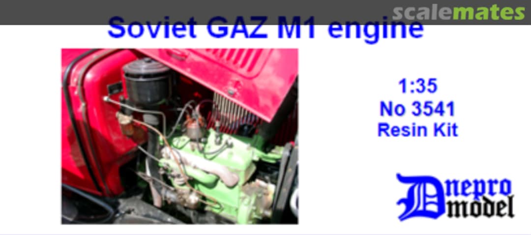 Boxart Soviet GAZ M1 Engine 3541 Dnepro Model