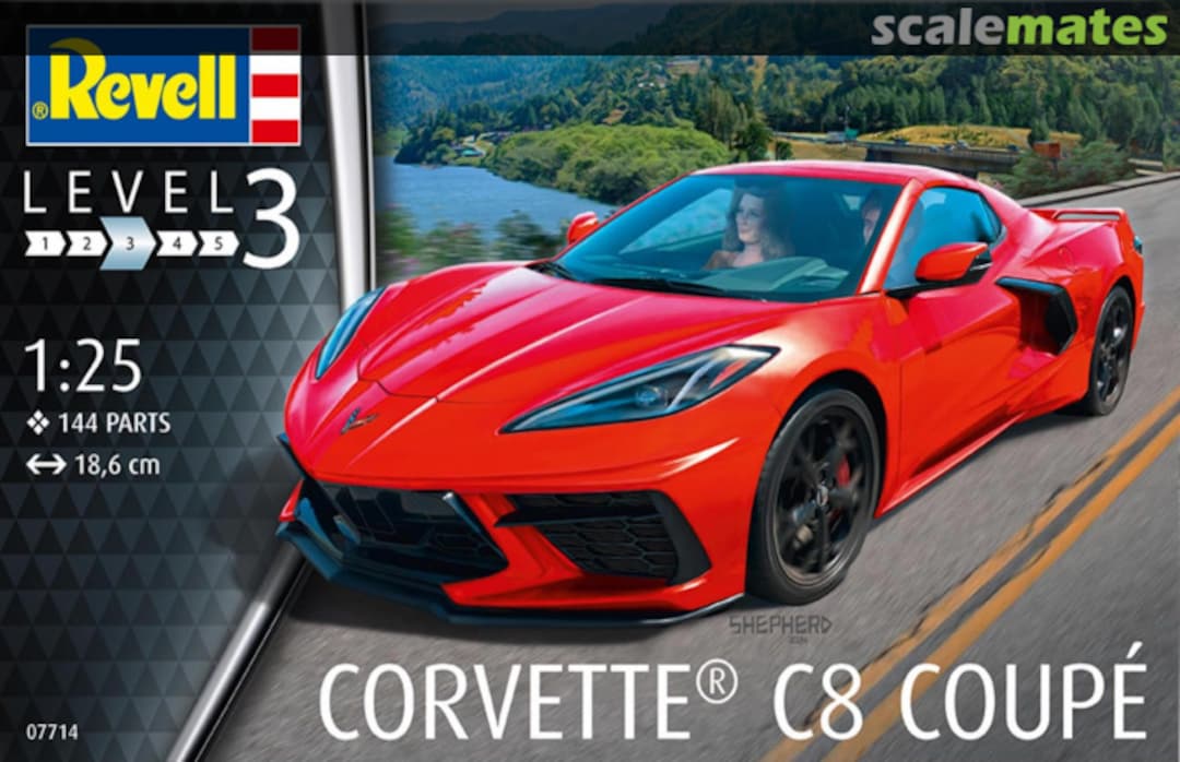 Boxart Corvette C8 Coupe 07714 Revell