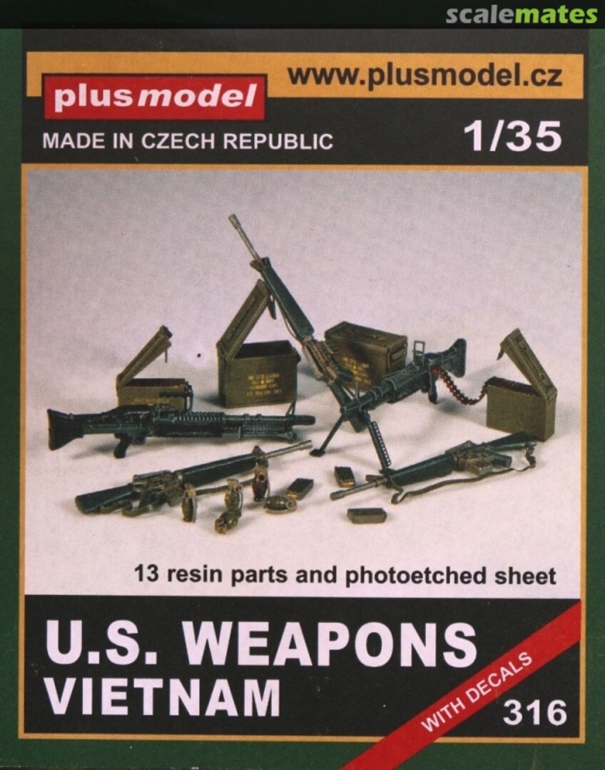 Boxart US. Weapons Vietnam 316 PlusModel