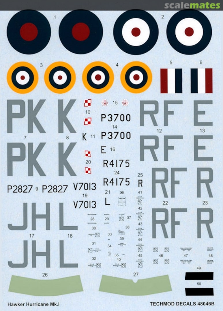 Boxart Hawker Hurricane Mk. I 48046B Techmod